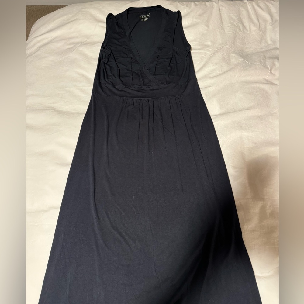 Land’s End black maxi dress